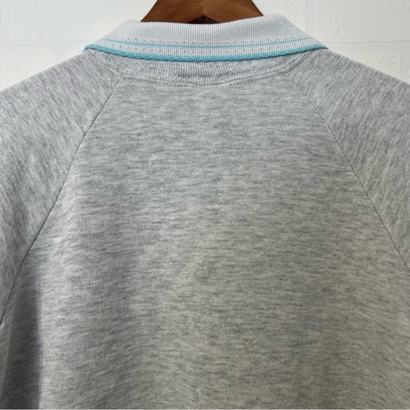 Vintage 90’s Morning Sun Grannycore Cottagecore Gray Farm Scene Sweatshirt USA M - Picture 11 of 13